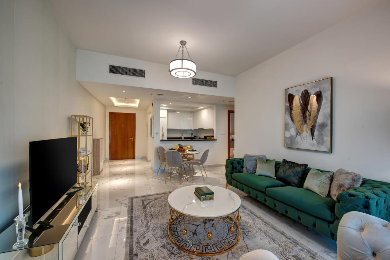Durrani Homes - Lux 1Br At Al Habtoor Amna Tower Дубай Экстерьер фото