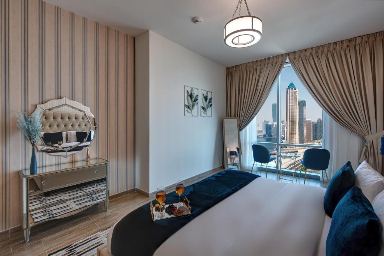 Durrani Homes - Lux 1Br At Al Habtoor Amna Tower Дубай Экстерьер фото